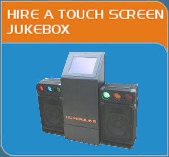 Hire a Touch Screen Jukebox