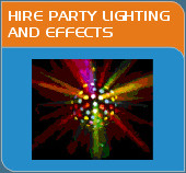 Hire Party Lighting and Effects